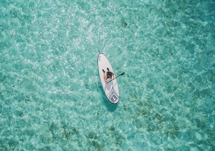 Paddle boarding